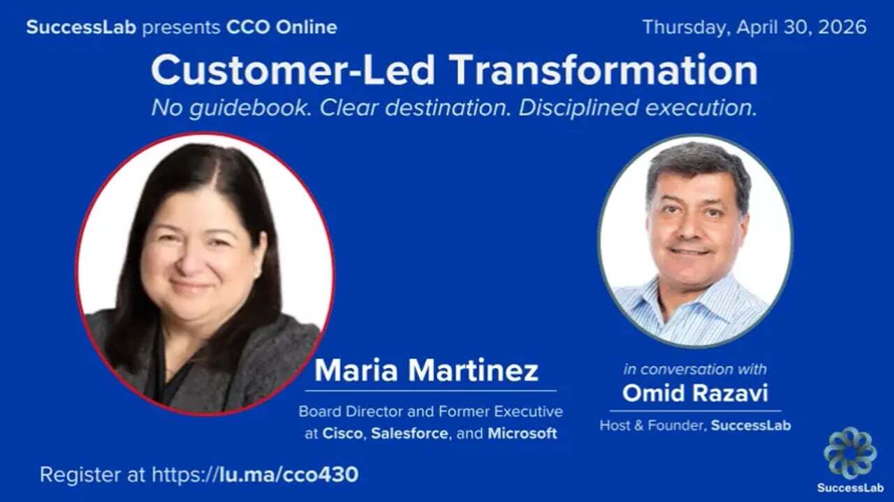 CCO Online with Maria Martinez - April 30, 2026