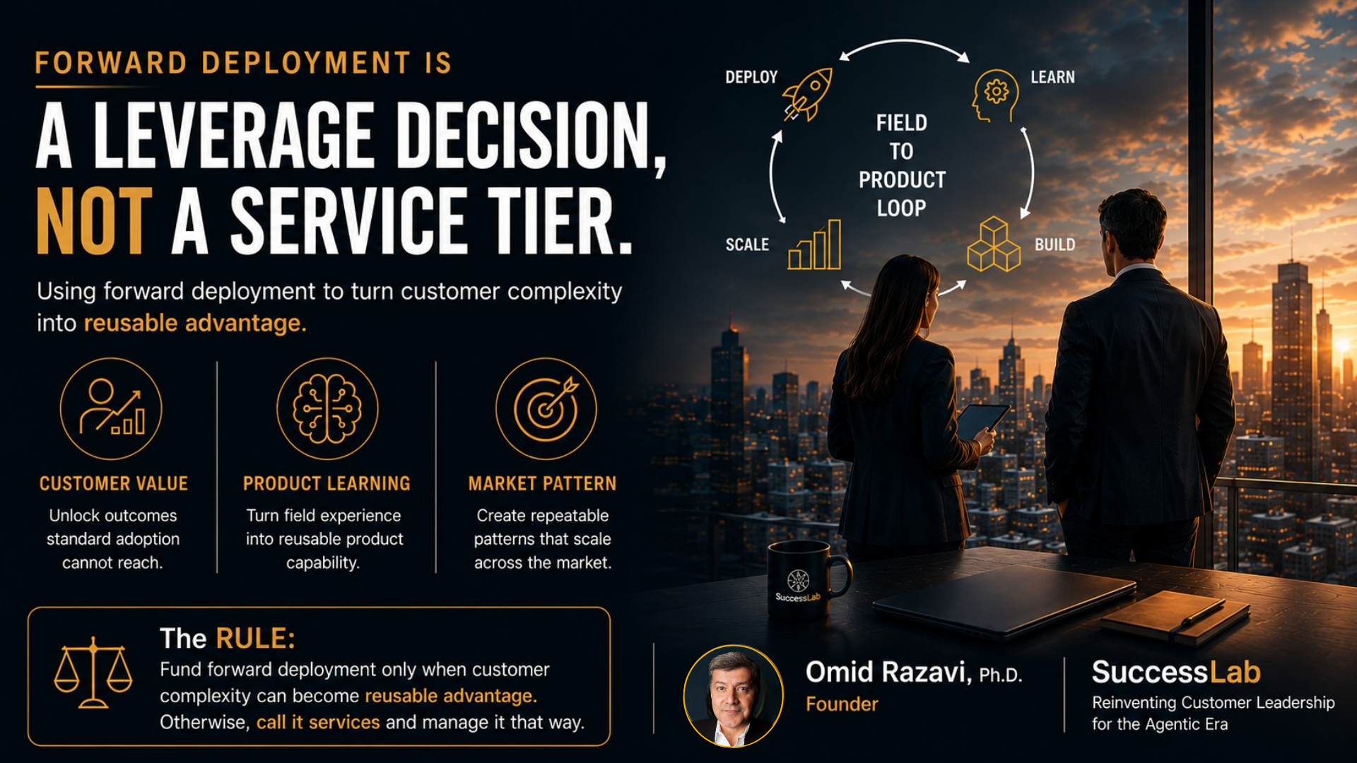 Forward Deployment Is a Leverage Decision, Not a Service Tier