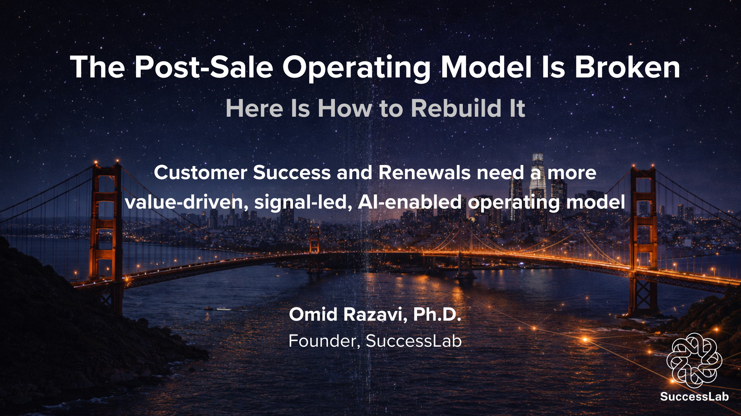 The Post-Sale Operating Model Is Broken. Here Is How to Rebuild It.